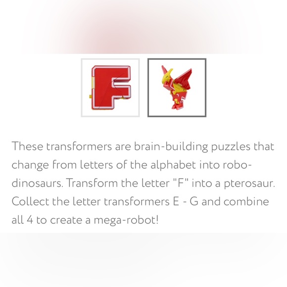 F Dinosaur Transformer Toy Fidget Puzzle Robot Figure Pterosaur Magic Ball Dino - Picture 10 of 11